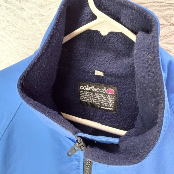 Polar Fleece By Malden Cobalt Blue Lined Jacket W/ Boeing Logo Sz M (T-379) - Picture 9 of 11